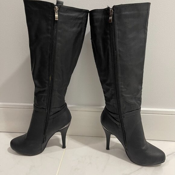 Santa Lucia Platform Stiletto Boots Size 9 - Picture 5 of 7